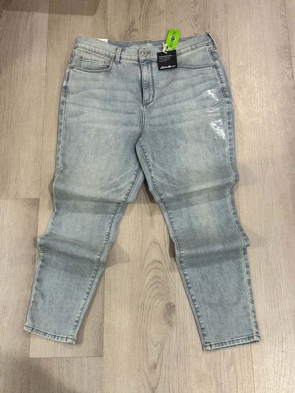 Eddie Bauer Voyager High Rise Skinny Jeans Size 12 Light Wash
